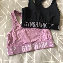Hi I’m selling X2 gymshark sports bras, the pink has slight colour fading, but not to noticeable, black is fine. Both size small