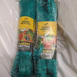 brand new netting for garden / plants.
10 m x 2 m.
both items.
collection or delivery