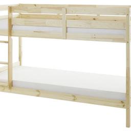Das Bett kann als Stockbett zusammen gebaut werden oder als einzelbetten.Ein Lattenrost ist integriert.Bett ist schon auseinander gebaut und konnte sofort geholt werden
