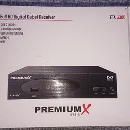Hallo ich verkaufe einen Digitalen Kabel RECEIVER. Der Receiver kann DVB-C/H264
4-stellige Anzeige
USB-Unterstützung
MPEG-4
WIFI
Der Receiver würde nur 2 Wochen im Krankenhaus genutzt.