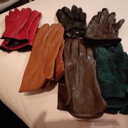 6 pairs of gloves

the whole lot or separately 

the black biker pair are small and the other 5 are mediums. please see individual on page.


free local delivery.. within 3 miles.. £2 after that.