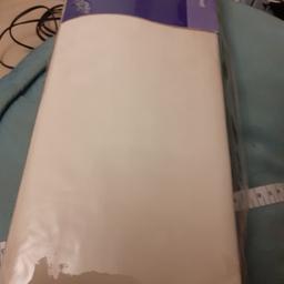 Cream double Fitted Sheet never opened still sealed can post for additional charge