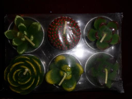 Buy & Sell Greater Manchester Manchester - Photos for 6 CACTUS SHAPED CANDLES NEW