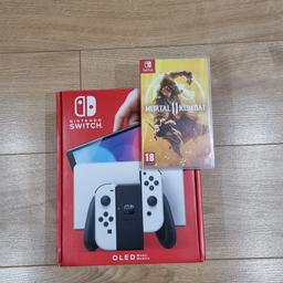 Brand new Nintendo Switch OLED
7-inch OLED screen 64GB internal storage
Unwanted gift
Comes with Mortal Kombat 11 and case