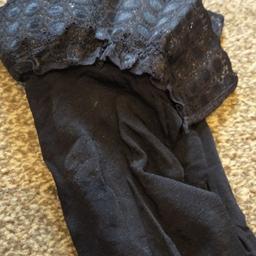 New lace top hold ups excellent condition