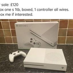boxed
1 controller
all wires
collection only
like new well looked after
serious buyers only
need sold asap due to moving