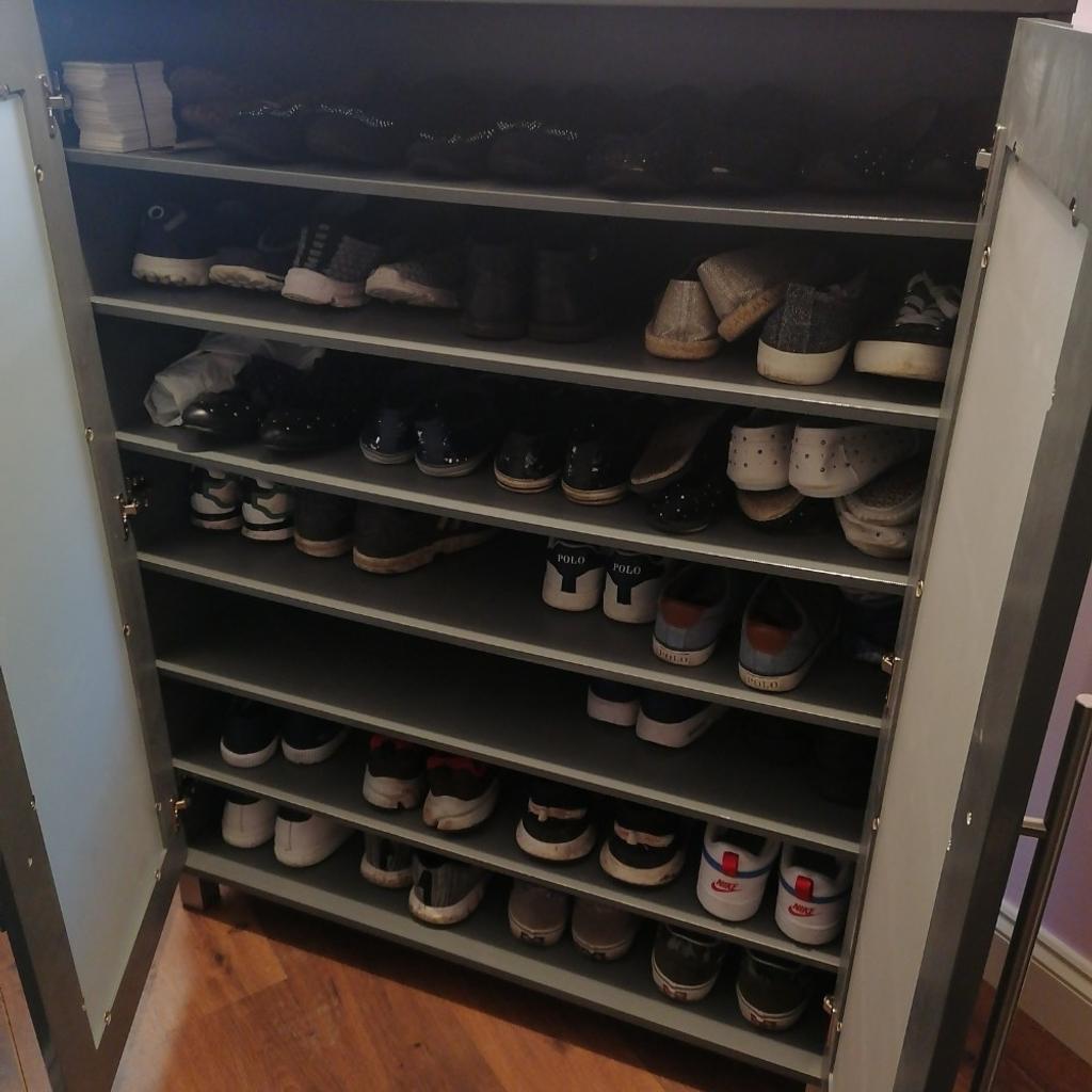 Argos Lydiard modern grey gloss shoe storage in Wolverhampton for £175.00 for sale Shpock