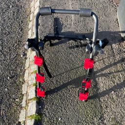 For sale rear bike rack, can hold up to 3 bikes.