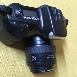 1.Minolta Dynax 300si Analogkamera
2.Carena CX 500 Analog Spiegelreflexkamera
 70-210mm/35-70 Macro
4.Blitzlicht; Kameralicht plus Akkus und Ladegerät. Nur an Selbstabholer