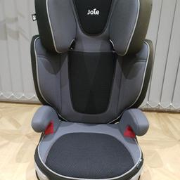 Excellent condition. Suitable from approx 3-12 years. Forward facing and height adjustable headrest. ISOSAFE connectors attach to ISOFix connection points. Padded arm rests and 2 retractable cupholders. Collection only from Perry Barr, Birmingham