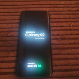 Samsung galaxy s9 unlocked 64gb the back is cracked but rest of phone perfect and all works as it should only selling as I've upgraded to s20 open to offers