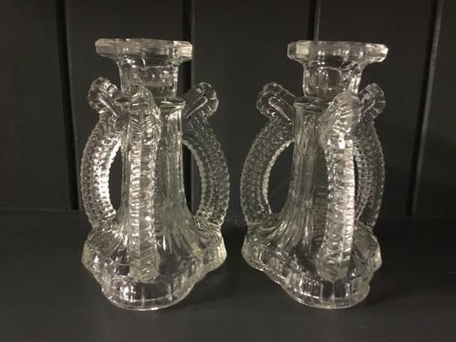 Buy & Sell Suffolk East Suffolk - Photos for Vintage Pressed Glass Candlesticks