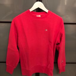 Champion Pullover, Gr. S / 48,
kaum getragen,
Farbe: pink
100% Baumwolle