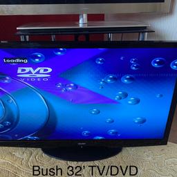 On offer a high quality Bush 32 Inch Freeview TV/DVD Combi.
The TV is all in working order and ready to use and comes with a new remote control.
Has built in freeview and hdmi port for use with sky box etc or for gaming.
Great picture and sound quality.
Collection but can deliver for 75p per mile extra from WV125HW