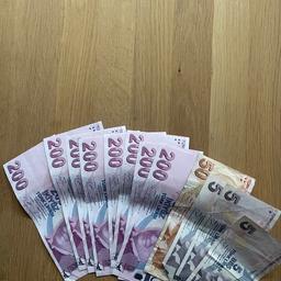 Hallo zusammen , Vielleicht macht ja jemand demnächst einen Türkei Urlaub , habe noch 1665 Lira übrig
Wert Stand Heute. 110 Euro
