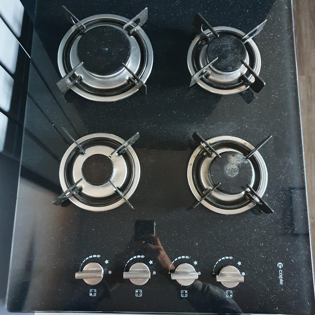 Black Glass Gas Hob in WS13 Lichfield for £30.00 for sale Shpock