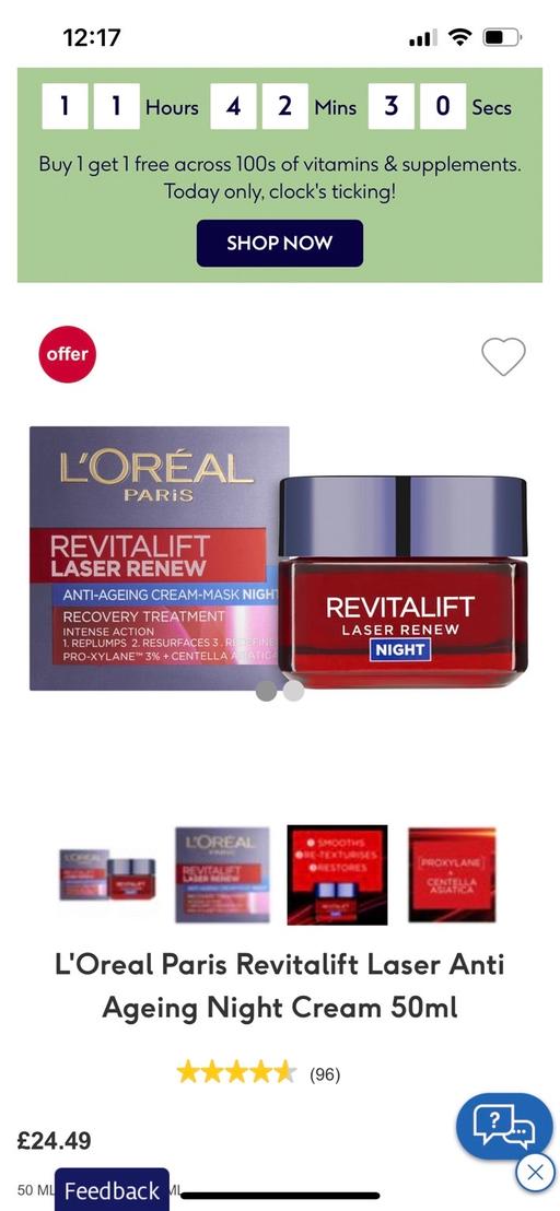 Buy & Sell South West London Streatham Common - South West London - Photos for L'Oreal Paris Revitalift Laser Anti ageing