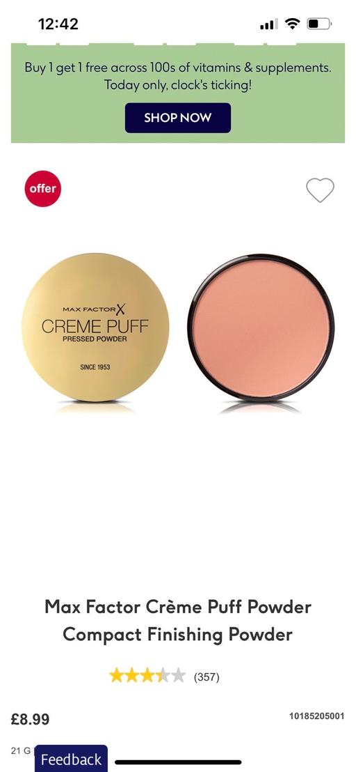 Buy & Sell South West London Norbury - South West London - Photos for Max Factor Crème Puff Powder compact