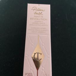 Charlotte tilbury pillow talk matte revolution lipstick
Brand new unopened unwanted gift 
Fee free to message with offers