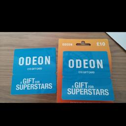 2 x £10 gift cards. Buyer can check on line the values remaining. Selling unwanted gift. Can PayPal and post. Free very local delivery. No shpock wallet. No offers sorry.