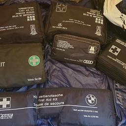I have quite a few first aid kits for sale, for bmw, audi, Mercedes ect, all in great condition. £5 each