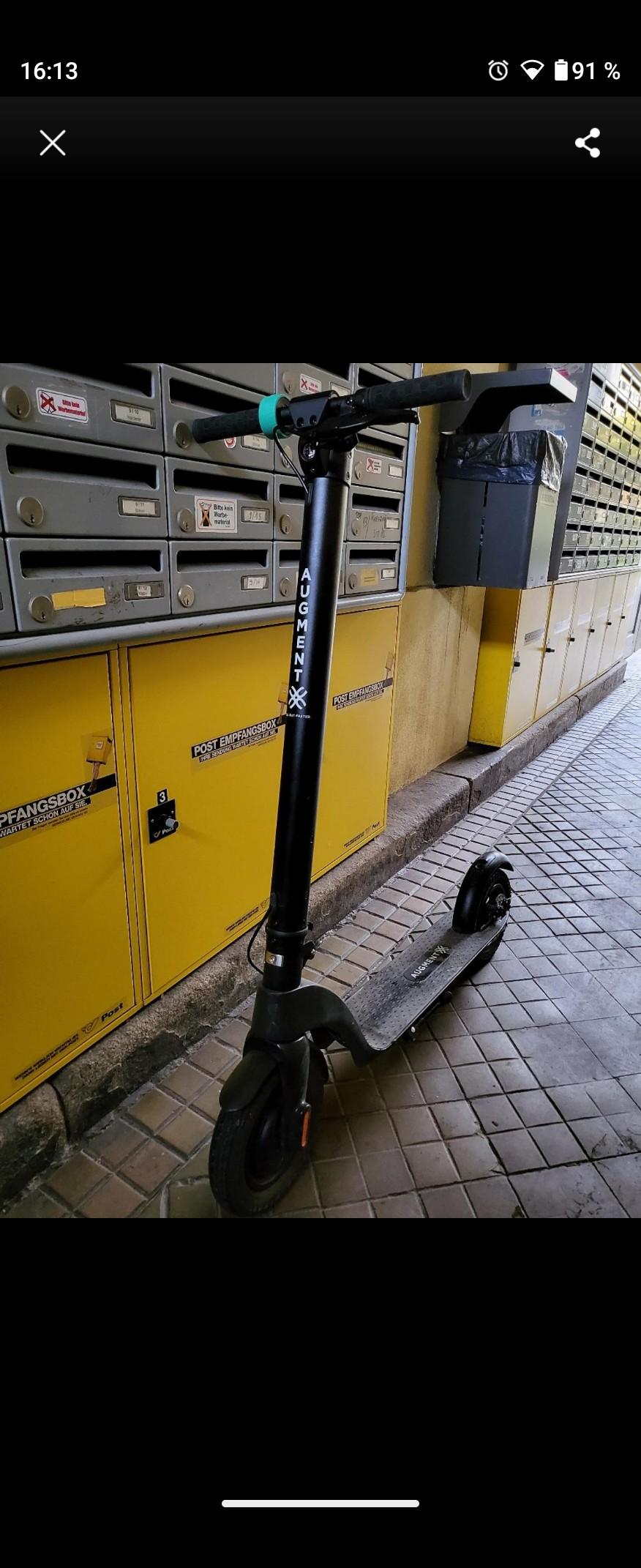 Elektro Scooter Augment in 1210 KG Großjedlersdorf II für € 70,00 zum Verkauf Shpock AT