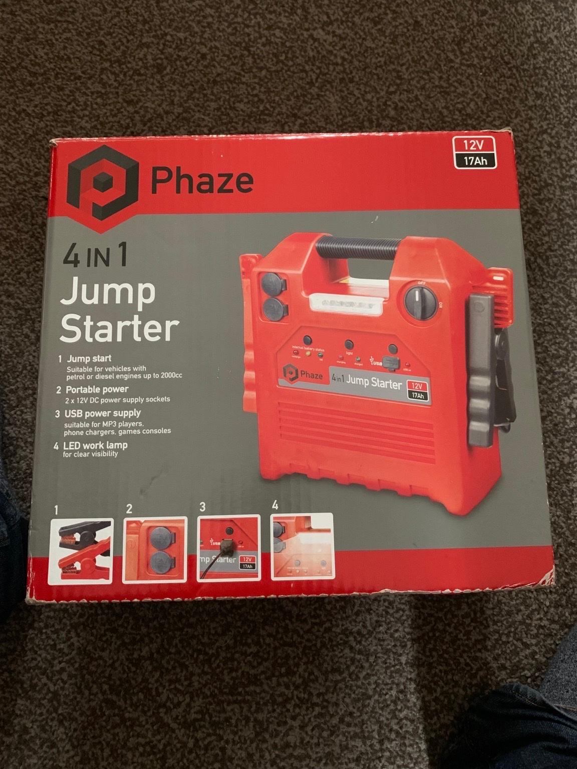 Phaze 4 in 1 jump starter in E3 London for £30.00 for sale Shpock