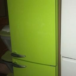 lovely fridge freezer
works well only selling as getting integrated
retro style like the smeg one's
lime green
3 drawer freezer
shelves and 2 drawers in fridge compartment
collection Atherton
M46