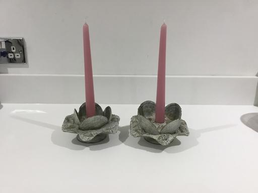 Buy & Sell Suffolk East Suffolk - Photos for Pair Shell Candle Holders