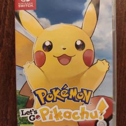 Hi there,
Up for sale is my Pokemon Let's Go Pikachu Nintendo Switch Cartridge Game, 2018.

in Like New Condition.
Selling as I already have a copy.
Check photos for your judgement.

Collection or can post at cost.
Check out my other listings.