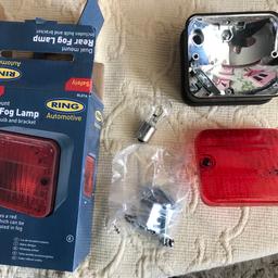Brand new ring rear fog lamp. Dual mounted. Can be illuminated in fog. You are purchasing one for £5 each but, I do have 4 available.
