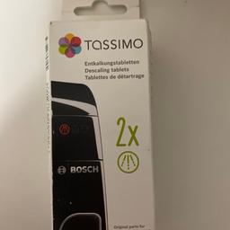 Bosch TCZ6004 Entkalkungstabletten für TASSIMO Kaffeeautomaten Preis 6 Euro Verhandlungsbasis Versand möglich oder Abholung in 69469 Weinheim