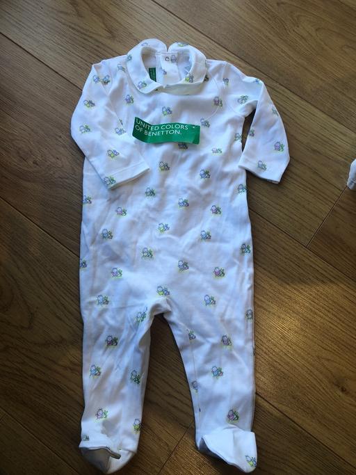 Buy & Sell Hertfordshire Broxbourne - Photos for brand new Benetton Baby pjs / hat set