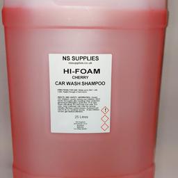 Product Info
Our HI foam car shampoo is to be used with a jet wash. It is designed to put a layer of foam over the car which will then be rinsed off with water, making your car clean, looking as it is now.

Product Usage
Mix the Hi foam 1:200 with warm water. If the foam solution is to rich it will not stick to the vehicle. Recommended foam is 10ml to 20ml to a litre of warm.

Visit our website nssupplies.co.uk

Please contact for more info or other products 07402343261