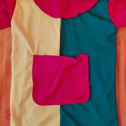 Pippi Langstrumpf
inklusive Perücke
Größe: ca. 5 bis 7 Jahre
entweder als Kleid,oder nur Oberteil zu tragen