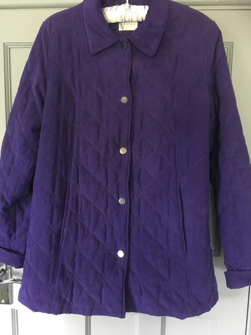 Buy & Sell West Midlands Walsall - Photos for Size 12,Eastex,Quilted Purple Coat.