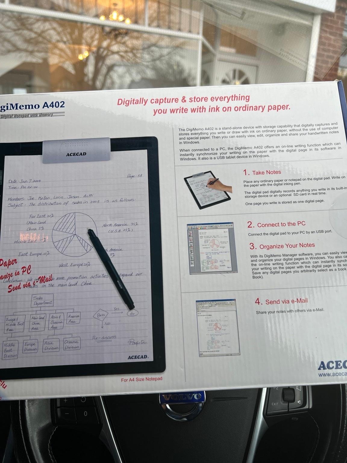 DigiMemo A402 Digital Notepad with Memory in B25 Birmingham for £20.