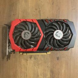 MSI Gaming X Edition
Silent Fan Mode When Playing Nothing
Top Edition Of A 1050Ti,
EZ OC Mode On MSI App

Only Used For A Year In Budget Gaming Build I Did

Fully Working, No Problems

Open To Offers