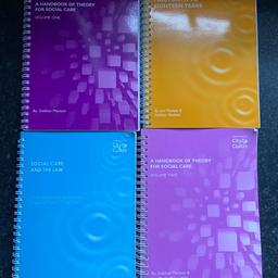 Set of books for social care studies
All like new