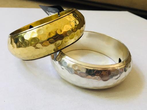 Buy & Sell Central London Hyde Park - Central London - Photos for 2 x Primark Silver and Gold Metal Bangles NEW