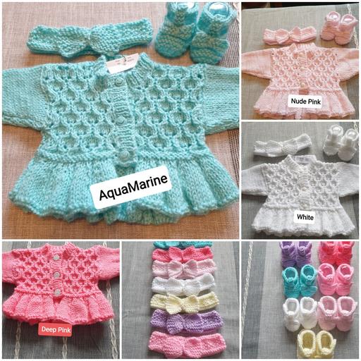 Buy & Sell West Midlands Solihull - Photos for Knitted Baby DesignTC NB Frill £12 EACH SET