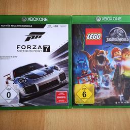 Mein Enkel möchte seine Spiele für die Xbox One verkaufen

1) FORZA Motorsport 7 (USK ab 0)
    CD noch nie gespielt
2) LEGO Jurassic World (USK ab 6)
     2x gespielt 
Preis für die 1) 22€ VHS
                      2) 19€ VHS

Zusammen 38€