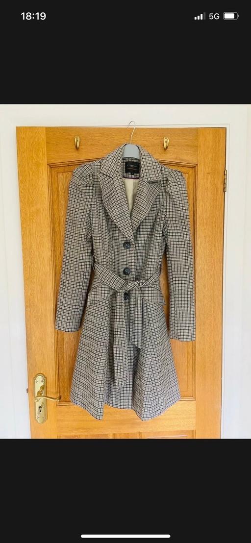 Buy & Sell West Midlands Birmingham - Photos for New Look Checked Trench Coat Mac. UK 6