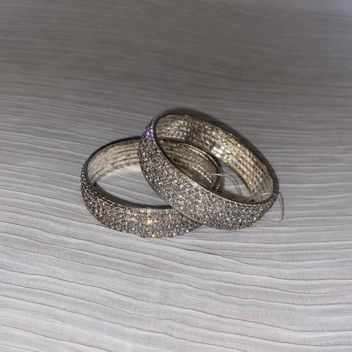 Buy & Sell West Yorkshire Bradford - Photos for 2 five band silver diamante bracelets