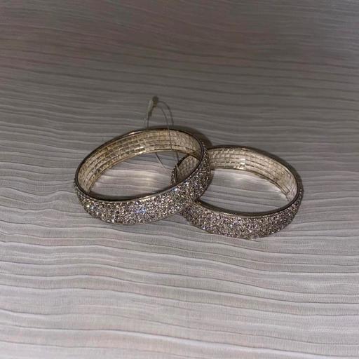 Buy & Sell West Yorkshire Bradford - Photos for 2 four band silver diamante bracelets