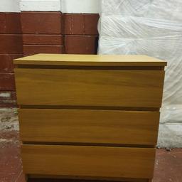malm chest of drawers,

dimensions
Length  80cm
Depth 48cm
Height  78cm

collection only from dy1

FREE TO COLLECT