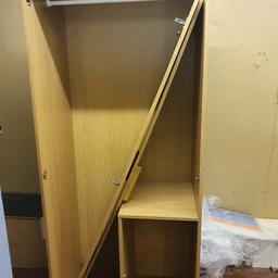 wardrobe in excellent condition

dimensions

Depth 49cm
Height 190cm
Width 79cm

collection only from dy1

FREE TO COLLECT 