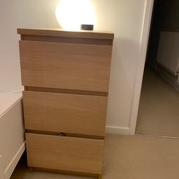 Ikea Malm Chest of Drawers Oak coloured.
In a good condition.
