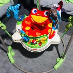 Rainforest jumperoo. Brilliant condition. From smoke free pet free home. Collection only from cw1