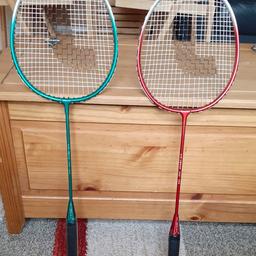 2 badminton rackets, new, £12.00 EACH